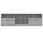 vidaXL TV-Schrank Grau Sonoma 150x33,5x45 cm Holzwerkstoff vidaXL TV-Schrank Grau Sonoma 150x33,5x45 cm Holzwerkstoff