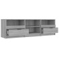 vidaXL TV-Schrank Grau Sonoma 150x33,5x45 cm Holzwerkstoff vidaXL TV-Schrank Grau Sonoma 150x33,5x45 cm Holzwerkstoff
