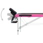 vidaXL Massageliege Klappbar 2-Zonen Aluminiumgestell Schwarz und Rosa vidaXL Massageliege Klappbar 2-Zonen Aluminiumgestell Schwarz und Rosa