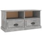 vidaXL TV-Schrank Betongrau 93x35,5x45 cm Holzwerkstoff vidaXL TV-Schrank Betongrau 93x35,5x45 cm Holzwerkstoff