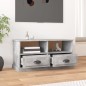 vidaXL TV-Schrank Betongrau 93x35,5x45 cm Holzwerkstoff vidaXL TV-Schrank Betongrau 93x35,5x45 cm Holzwerkstoff