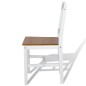 vidaXL Esszimmerstühle 2 Stk. Weiß Kiefernholz vidaXL Esszimmerstühle 2 Stk. Weiß Kiefernholz
