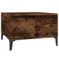 vidaXL Couchtisch Räuchereiche 55x55x36,5 cm Holzwerkstoff vidaXL Couchtisch Räuchereiche 55x55x36,5 cm Holzwerkstoff