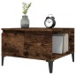 vidaXL Couchtisch Räuchereiche 55x55x36,5 cm Holzwerkstoff vidaXL Couchtisch Räuchereiche 55x55x36,5 cm Holzwerkstoff