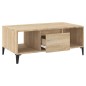 vidaXL Couchtisch Sonoma-Eiche 90x50x36,5 cm Holzwerkstoff vidaXL Couchtisch Sonoma-Eiche 90x50x36,5 cm Holzwerkstoff