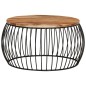 vidaXL Couchtisch Ø68 cm Massivholz Akazie vidaXL Couchtisch Ø68 cm Massivholz Akazie