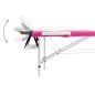 vidaXL Massageliege Klappbar 2-Zonen Aluminiumgestell Weiß und Rosa vidaXL Massageliege Klappbar 2-Zonen Aluminiumgestell Weiß und Rosa