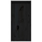 vidaXL Wandschrank Schwarz 30x30x60 cm Massivholz Kiefer vidaXL Wandschrank Schwarz 30x30x60 cm Massivholz Kiefer