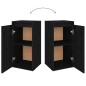 vidaXL Wandschrank Schwarz 30x30x60 cm Massivholz Kiefer vidaXL Wandschrank Schwarz 30x30x60 cm Massivholz Kiefer