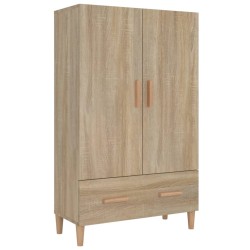 vidaXL Highboard Sonoma-Eiche 70x31x115 cm Holzwerkstoff
