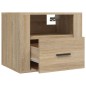 vidaXL Wand-Nachttische 2 Stk. Sonoma-Eiche 50x36x40 cm vidaXL Wand-Nachttische 2 Stk. Sonoma-Eiche 50x36x40 cm