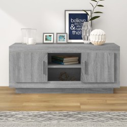 vidaXL TV-Schrank Grau Sonoma 102x35x45 cm Holzwerkstoff