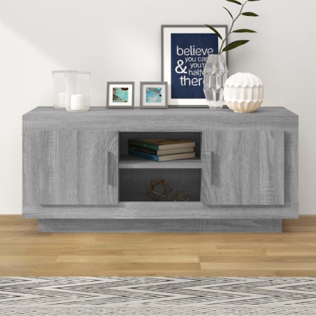 vidaXL TV-Schrank Grau Sonoma 102x35x45 cm Holzwerkstoff