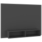 vidaXL TV-Wandschrank Grau 120x23,5x90 cm Holzwerkstoff vidaXL TV-Wandschrank Grau 120x23,5x90 cm Holzwerkstoff