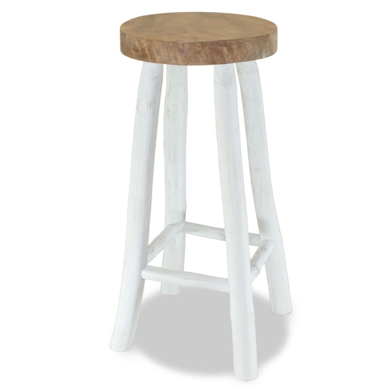 vidaXL Barhocker Teak Massivholz vidaXL Barhocker Teak Massivholz
