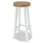 vidaXL Barhocker Teak Massivholz vidaXL Barhocker Teak Massivholz