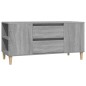 vidaXL TV-Schrank Grau Sonoma 102x44,5x50 cm Holzwerkstoff vidaXL TV-Schrank Grau Sonoma 102x44,5x50 cm Holzwerkstoff