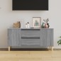 vidaXL TV-Schrank Grau Sonoma 102x44,5x50 cm Holzwerkstoff vidaXL TV-Schrank Grau Sonoma 102x44,5x50 cm Holzwerkstoff