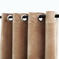 vidaXL Verdunkelungsvorhänge mit Ösen 2 Stk. Samt Beige 140x245 cm vidaXL Verdunkelungsvorhänge mit Ösen 2 Stk. Samt Beige 140x245 cm