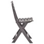 vidaXL Klappbare Gartenstühle 2 Stk. Kunststoff Mokka vidaXL Klappbare Gartenstühle 2 Stk. Kunststoff Mokka