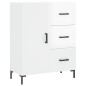 Highboard Hochglanz-Weiß 69,5x34x180 cm Holzwerkstoff Highboard Hochglanz-Weiß 69,5x34x180 cm Holzwerkstoff