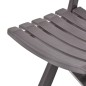 vidaXL Klappbare Gartenstühle 2 Stk. Kunststoff Mokka vidaXL Klappbare Gartenstühle 2 Stk. Kunststoff Mokka