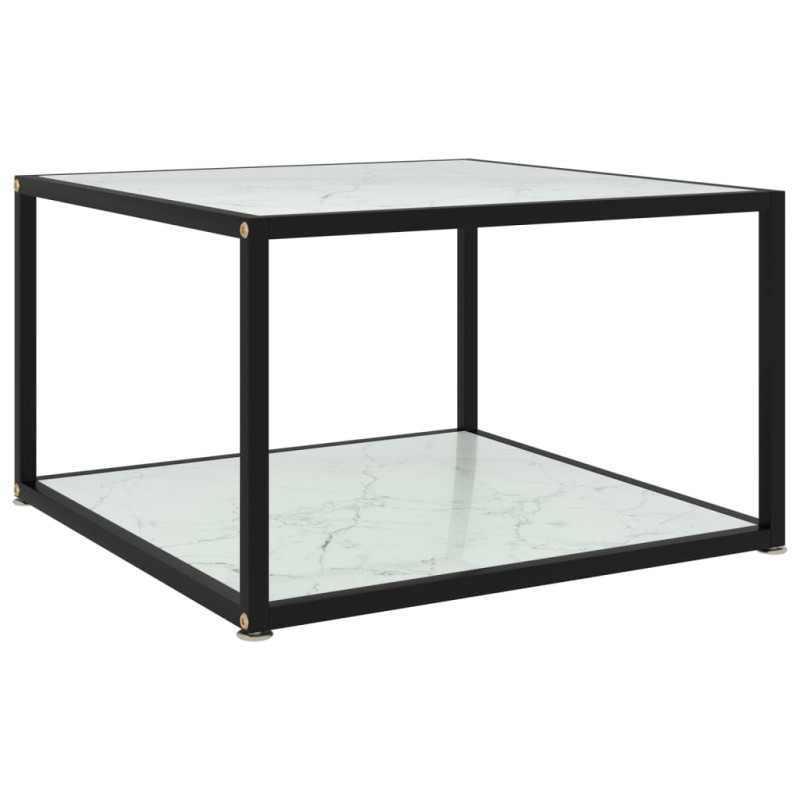 vidaXL Couchtisch Weiß 60x60x35 cm Hartglas vidaXL Couchtisch Weiß 60x60x35 cm Hartglas