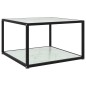 vidaXL Couchtisch Weiß 60x60x35 cm Hartglas vidaXL Couchtisch Weiß 60x60x35 cm Hartglas