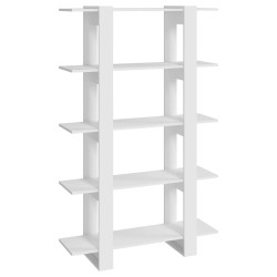 vidaXL Bücherregal/Raumteiler Weiß 100×30×160 cm