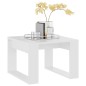 vidaXL Beistelltisch Weiß 50x50x35 cm Holzwerkstoff vidaXL Beistelltisch Weiß 50x50x35 cm Holzwerkstoff