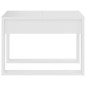 vidaXL Beistelltisch Weiß 50x50x35 cm Holzwerkstoff vidaXL Beistelltisch Weiß 50x50x35 cm Holzwerkstoff