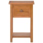 vidaXL Zeitungstisch mit Schublade 35x27x55 cm Massivholz Eiche vidaXL Zeitungstisch mit Schublade 35x27x55 cm Massivholz Eiche