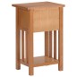 vidaXL Zeitungstisch mit Schublade 35x27x55 cm Massivholz Eiche vidaXL Zeitungstisch mit Schublade 35x27x55 cm Massivholz Eiche