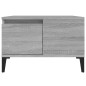 vidaXL Couchtisch Grau Sonoma 55x55x36,5 cm Holzwerkstoff vidaXL Couchtisch Grau Sonoma 55x55x36,5 cm Holzwerkstoff