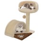 vidaXL Katzen-Kratzbaum Sisal 40 cm Beige und Braun vidaXL Katzen-Kratzbaum Sisal 40 cm Beige und Braun