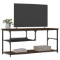 vidaXL TV-Schrank Braun Eichen-Optik 103x38x46,5cm Holzwerkstoff Stahl vidaXL TV-Schrank Braun Eichen-Optik 103x38x46,5cm Holzwerkstoff Stahl