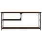vidaXL TV-Schrank Braun Eichen-Optik 103x38x46,5cm Holzwerkstoff Stahl vidaXL TV-Schrank Braun Eichen-Optik 103x38x46,5cm Holzwerkstoff Stahl