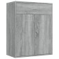 vidaXL Sideboard Grau Sonoma 60x30x75 cm Holzwerkstoff vidaXL Sideboard Grau Sonoma 60x30x75 cm Holzwerkstoff