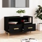 vidaXL TV-Schrank Schwarz 80x36x50 cm Holzwerkstoff vidaXL TV-Schrank Schwarz 80x36x50 cm Holzwerkstoff