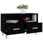 vidaXL TV-Schrank Schwarz 80x36x50 cm Holzwerkstoff vidaXL TV-Schrank Schwarz 80x36x50 cm Holzwerkstoff