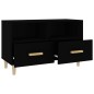 vidaXL TV-Schrank Schwarz 80x36x50 cm Holzwerkstoff vidaXL TV-Schrank Schwarz 80x36x50 cm Holzwerkstoff