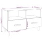 vidaXL TV-Schrank Schwarz 80x36x50 cm Holzwerkstoff vidaXL TV-Schrank Schwarz 80x36x50 cm Holzwerkstoff