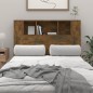 vidaXL Kopfteil mit Ablagen Räuchereiche 120x18,5x102,5 cm vidaXL Kopfteil mit Ablagen Räuchereiche 120x18,5x102,5 cm
