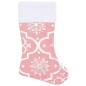 vidaXL Luxus-Weihnachtsbaumdecke mit Socke Rosa 150 cm Stoff vidaXL Luxus-Weihnachtsbaumdecke mit Socke Rosa 150 cm Stoff