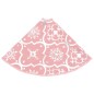 vidaXL Luxus-Weihnachtsbaumdecke mit Socke Rosa 150 cm Stoff vidaXL Luxus-Weihnachtsbaumdecke mit Socke Rosa 150 cm Stoff