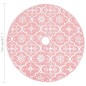 vidaXL Luxus-Weihnachtsbaumdecke mit Socke Rosa 150 cm Stoff vidaXL Luxus-Weihnachtsbaumdecke mit Socke Rosa 150 cm Stoff