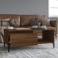 vidaXL Couchtisch Braun Eichen-Optik 90x50x36,5 cm Holzwerkstoff vidaXL Couchtisch Braun Eichen-Optik 90x50x36,5 cm Holzwerkstoff