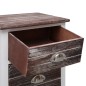 vidaXL Nachttisch Braun und Weiß 38×28×45 cm Paulownia-Holz vidaXL Nachttisch Braun und Weiß 38×28×45 cm Paulownia-Holz