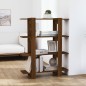 vidaXL Bücherregal/Raumteiler Braun Eichen-Optik 100×30×123,5 cm vidaXL Bücherregal/Raumteiler Braun Eichen-Optik 100×30×123,5 cm