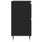 Sideboards 3 Stk. Schwarz Holzwerkstoff Sideboards 3 Stk. Schwarz Holzwerkstoff
